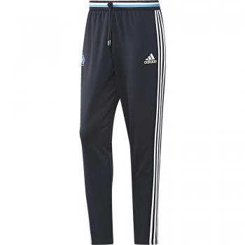 adidas Olympique de Marsella Trg Pant P - Pantalón para hombre, color negro / blanco / azul, talla L