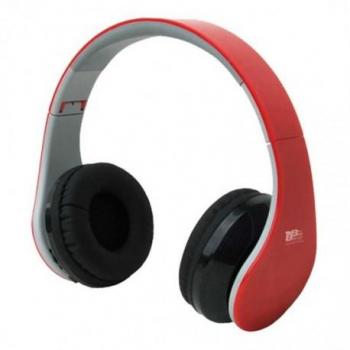 AURICULARES BESTBUY HEADPHONES BT BLUETOOTH ROJO