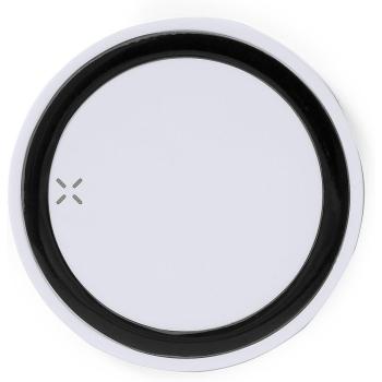 Cargador Inalámbrico Bicolor 5W, 7x0.9x7 cm, Color Negro