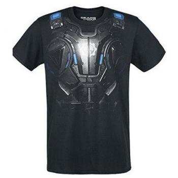 Camiseta Negra Gears of War 4 Armor Talla S
