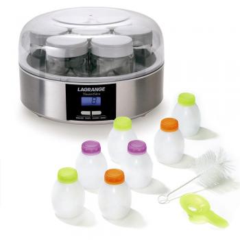Yogurtera Lagrange 439103 con 7 pots de 185 ml y capacidad para 13 yogures