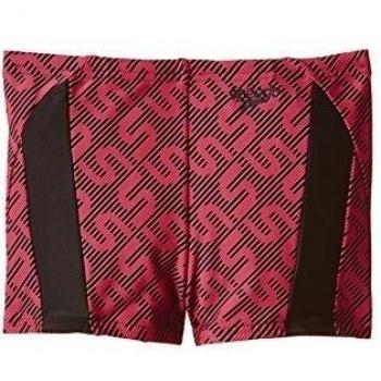 Speedo Bóxer Baño Monogram Negro / Frambuesa 6-7 Anni