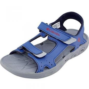 Columbia Techsun Vent Children's Sandals - Stormy Blue / Mountain Red