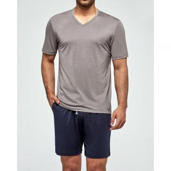 Impetus - Pijama corto de hombre Soft Premium en color gris