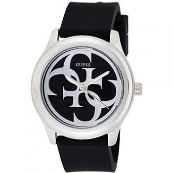 Guess Reloj Analógico para Mujer de Cuarzo con Correa en Caucho W0911L8
