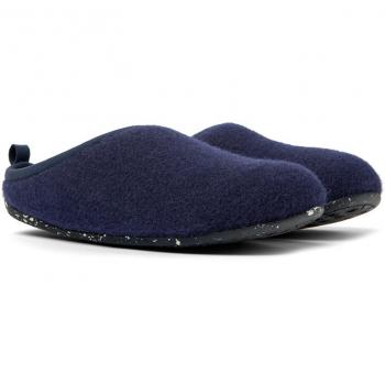 CAMPER Wabi Women's Cotton Slippers - Blue, Size 39/8.5/6 UK