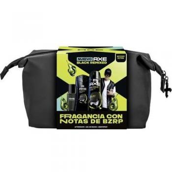 Axe Black Remixed Notas de BZRP Neceser Set de Higiene Personal para Regalo con Desodorante, Gel de Ducha y Colonia - Kit Completo de Cuidado Masculino