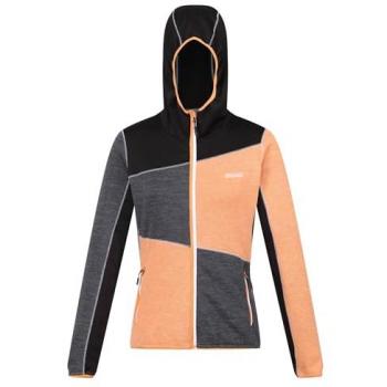 Regatta Women's Walbury IV Full-Zip Fleece Jacket, Apricot Crush Black, Size: 8