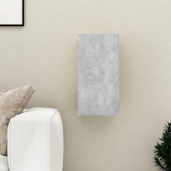 Mueble para TV de madera contrachapada gris hormigón 30,5x30x60 cm