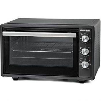 Mini horno Rommelsbacher BG 1620 de 37 L y 1650 W en color Antracita