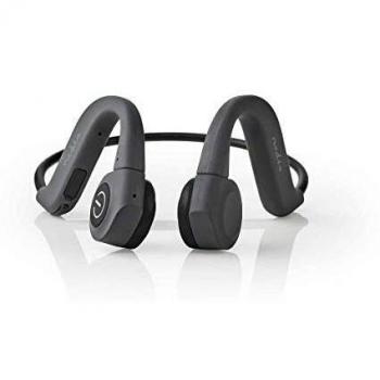 Bone Conduction Headphone | Bluetooth® | Maximum Battery Play Time: 6.5 hrs | Built-in Microphone | Internal Memory: 8 GB | Volume Control | IPX5 | Grey