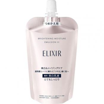 Shiseido Elixir Brightening Moisture Emulsion WT 3 - Milky Lotion Refill 110ml (Quasi-Drug)