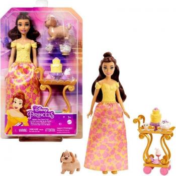 Mattel Disney Princess Bella Fiesta del Té con Carrito y Accesorios