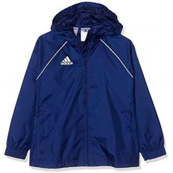 adidas CORE18 RN JKT Y Sport jacket, Unisex niños, Dark Blue/ White, 116