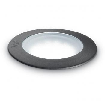 Foco empotrable negro CECI 1 bombilla LED, IP67, GU10, pequeño para exterior
