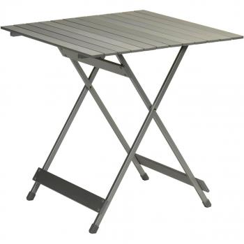 Campart Travel - Mesa plegable, 60 x 60 x 62 cm, color gris