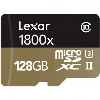 Lexar Professional - Tarjeta de memoria 1800x microSDXC UHS-II de 128 GB