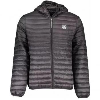 North Sails Black Polyamide Hooded Jacket - XXL