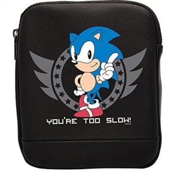 ABYstyle - SONIC - Bolsa de viaje Too Slow vinilo pequeño