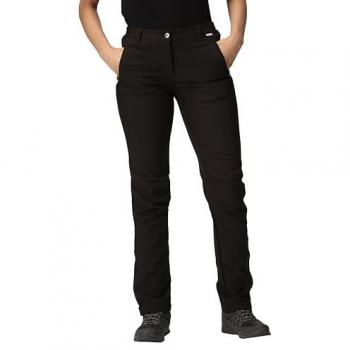 Geo II Women's Softshell Trousers - Water Repellent, Breathable, Windproof, Black