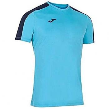 Joma Academy Short Sleeve Jersey for Men/Kids - Fluorescent Turquoise-Navy