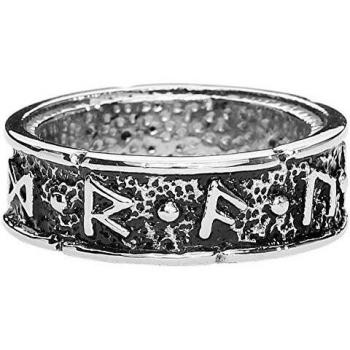 etNox hard and heavy Simbolos Unisex Anillo Standard S, Acero Inoxidable,