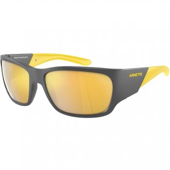 Gafas de Sol Arnette Lil' Snap AN 4324 28775A con lentes grises para hombre, tamaño 61