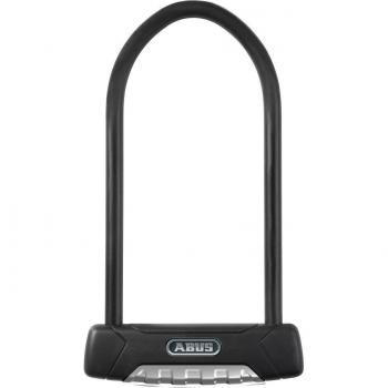 ABUS Granit Plus 470 U-Lock with USH470 Bracket, Parabolic Shackle Bike Lock, Security Level 12, Black, 300mm