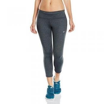 Nike Df Epic Run - Mallas crop para mujer, color negro, talla XS