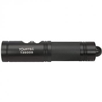 Tovatec Linterna T3500s Negro - Linterna sumergible de alta potencia, 3500 lúmenes, diseño compacto y ligero, resistente al agua hasta 100 metros, batería recargable de larga duración, múltiples modos