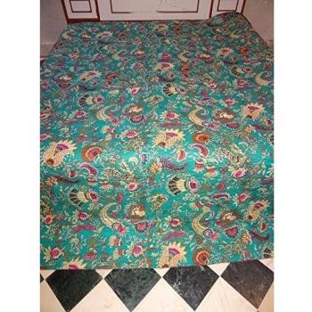 Tribal Asian Textiles Funda de cama bordada floral Uzbeko-Suzani colcha vintage doble tela colcha étnica Turquía Oriente Medio Manta decorativa de pared Boho Interior Bordado Colgante de pared