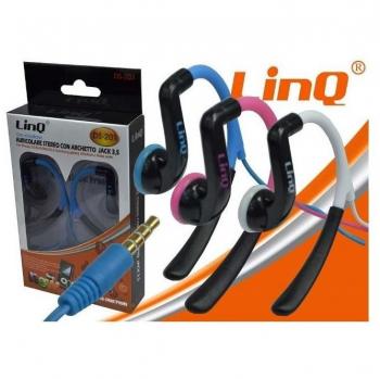Auriculares Estéreo Linq DS-201 Azul Claro con Diadema y Micrófono