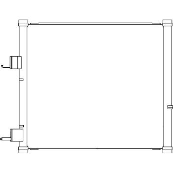 BEHR HELLA SERVICE 8FC 351 036-421 Kondensator, Klimaanlage