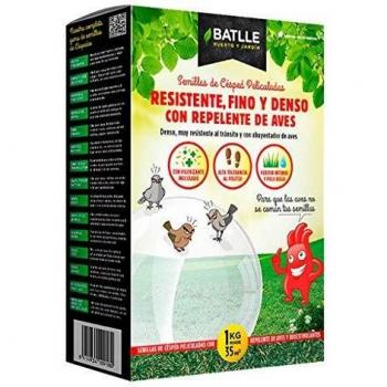 Semillas de césped Resistente Fino y denso Repelente Aves 1kg