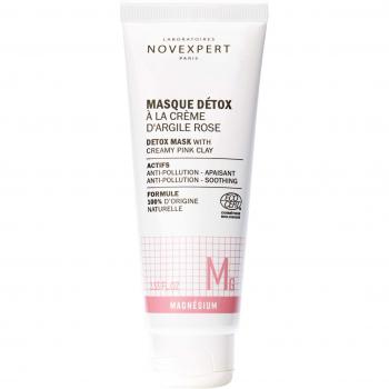 Novexpert Magnesium Detox Mask with Creamy Pink Clay 75ml - Anti-Aging for All Skin Types