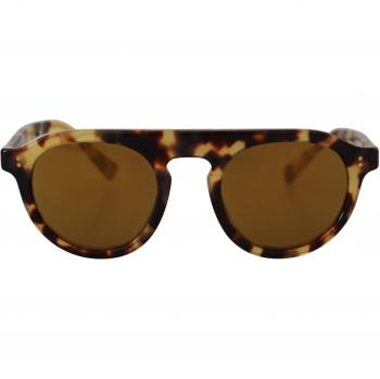 Dolce & Gabbana DG4306F Brown Tortoise Oval Full Rim Sunglasses