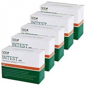 500Cosmetics Intest- Cápsulas Naturales para Prevenir y Evitar las Hemorroides - Mejora la Circulación y Combate el Estreñimiento - Para Hombre y Mujer.
