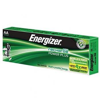 Baterías Recargables AA NiMH Energizer Power Plus 2000mAh 1.2V (Pack de 10)