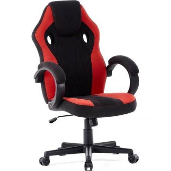 Silla Gaming Sense7 Prism Tela Negra/Roja