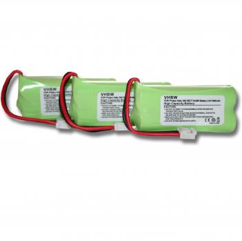 vhbw3 xNiMH batería 600mAh