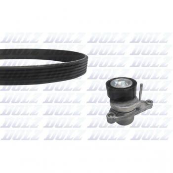 Kit de poleas DOLZ con correa de distribución SKD225A