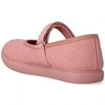 PEKES Zapato Mercedita Velcro Lona Bat 913/001 Nude - 24, Nude