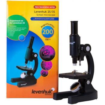 Microscopio monocular Levenhuk 2S NG con ampliación de 200x