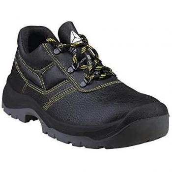 Zapatos de seguridad Deltaplus piel crupon pigmentada suela PU bi densidad color negro talla 45