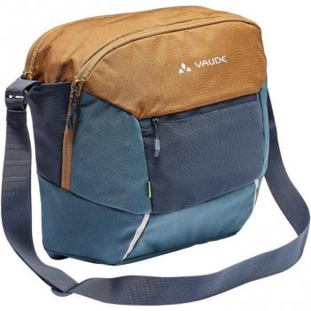 Vaude Bike Bolsa Cycle Messenger M - Bolsa de mensajero para bicicleta, color azul, tamaño M, diseño ergonómico, impermeable, con correas ajustables y reflectantes