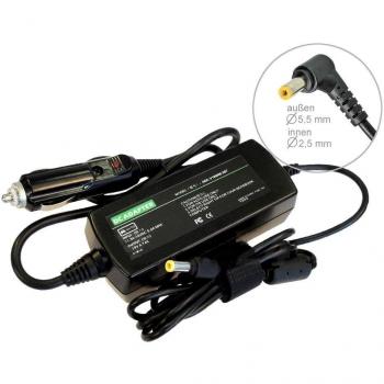 Luxburg® 90W Cargador Notebook para coche fuente de alimentación de auto compatible con Asus 3000 474A 5738G 5742G 5942G 7415 7415GX 7426 7426GX A3