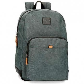 Mochila Adaptable para Portátil 15,6 Pepe Jeans Cargo, Gris, Media