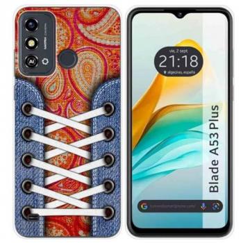 Funda de Silicona para ZTE Blade A53 Plus con diseño de Zapatillas 10 y Dibujos