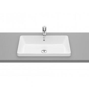 Lavabo de encimera SQUARE THE GAP - ROCA, medidas: 690 x 370 x 40 mm