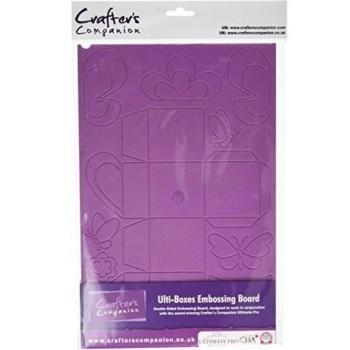 Crafters Companion Crafter's Companion Ulti-Boxes Última Placa de Estampado Pro Púrpura, Morado